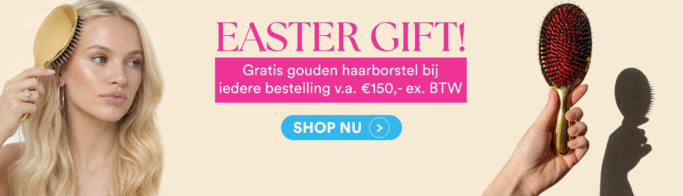 EASTER GIFT GOLD BRUSH