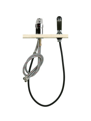 Gamox Mitigeur chromé + douchette noire