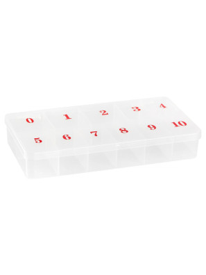 ForNails organiseur avec 11 compartiments Transparent
