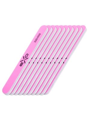 VoorNails EXO lime à ongles Buffer Straight 320/400 Grit 10pcs.