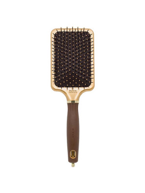 Olivia Garden Brush Expert Care Rectangular Paddle Large Gold/Brown (en anglais)