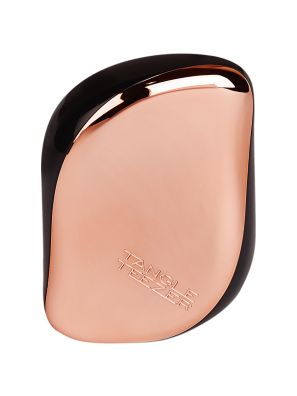 Brosse à cheveux compacte Tangle Teezer Rose Gold Black