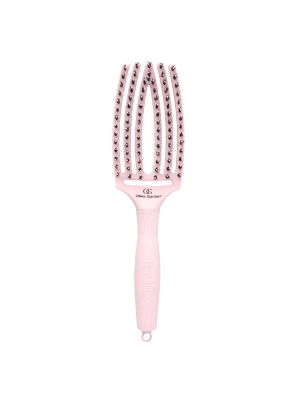 Olivia Garden Borstel Fingerbrush Combo Medium Pastel Pink