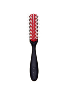 Denman Borstel D143 Rood-Wit 5 Rijen
