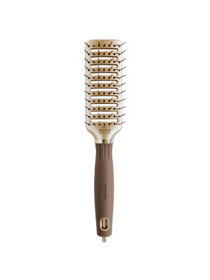 Olivia Garden Borstel Expert Style Vent Goud/Bruin