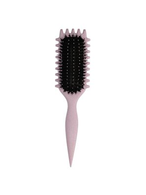 Curly Hair Brush Styling Purple Square