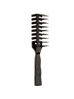Sibel Vented Brush Croc Zwart L