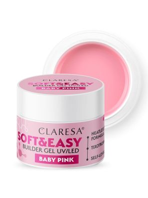 Claresa Keratine Soft & Easy Builder Gel Baby Pink 12gr.
