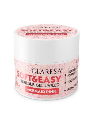 Claresa Keratine Soft & Easy Builder Gel Mermaid Pink 45gr.
