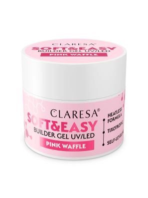 Claresa Keratine Soft & Easy Builder Gel Pink Waffle 12gr.