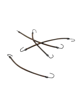 Elastique avec crochets marron 12pcs.