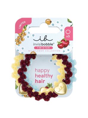 Invisibobble Twistar Wildflower Cherry Twist 3st.