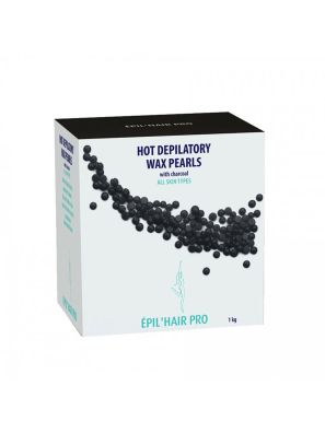 Sibel Epilation perles de cire d'abeille chaude 1kg. Noir charbon