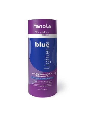 Fanola No Yellow Color Blue Lightener Powder 450gr.