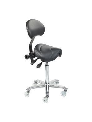 Ergonomische Kappersfiets Amazone met Lendesteun Zwart