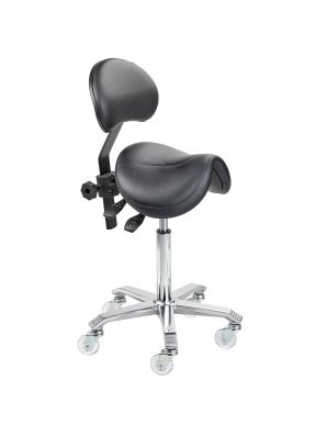 Ergonomische Kappersfiets Jumper met Lendesteun Zwart
