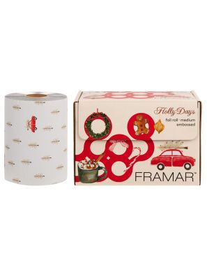 Framar Holly Days Embossed Folie Rol 320FT