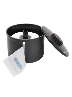 Barbertop Halskraag Houder Box Zwart