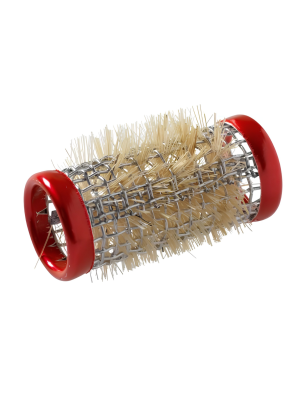 Sibel Metalen Kruller Egel Rood Kort 18mm 12 Stuks