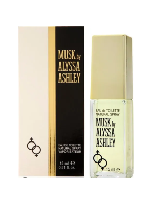 Alyssa Ashley Eau de Toilette Spray Musk 15ml Unisex