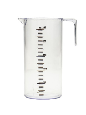 Kunststof Maatbeker Transparant 250ml