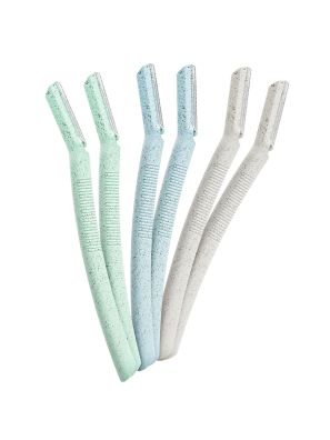 Ennva Rasoirs à sourcils Menthe-Bleu-Blanc 6pcs.