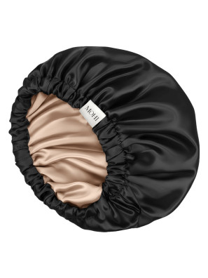 MOHI Satin Bonnet Black & Beige