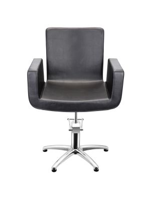 Sibel Fauteuil de coiffure Attractio noir avec base à 5 branches