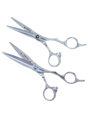 E-Kwip+ Ciseaux de coiffure Tec-System Set 5.5 + 6.0