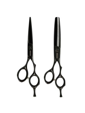 Kessaku Kappersschaar Premium Set Zwart 5.5 + 6.0 Coupe
