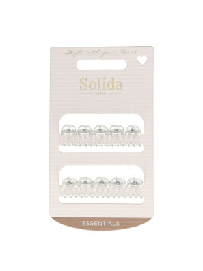 Solida Klemmetjes Transparant Klein 10st.