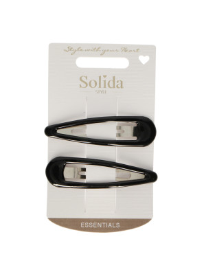 Solida Haarspeld Zwart 2st.