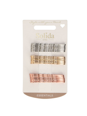 Épingle à coulisse Solida Argent/Or/Rosé 21e.