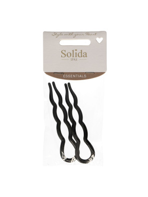 Solida Stekers Grof Zwart 2st.