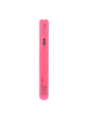 Staleks Pro Plastic Nail File Base Straight Expert 20 Pink