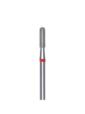 Staleks Pro Diamantfrees Bitje Rounded Cylinder Rood Fijn 2.3mm/8mm