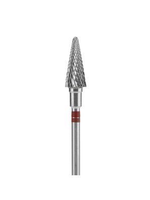 Staleks Pro Carbide Bitje Left Cone Rood Fijn 6mm/14mm