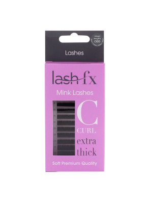 Lash FX Mink Lashes C-Curl Extra Thick (Odd) Mixed Lenghts 0.20mm
