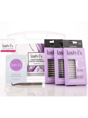 Kit de démarrage d'extensions de cils russes instantanées Lash FX