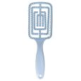 Borstel Paddel Brush Licht Blauw met Nylon Pennen
