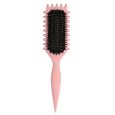 Curly Hair Brush Styling Pink Square