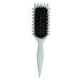 Curly Hair Brush Styling Blue Square