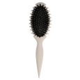 Curly Hair Brush Styling Grey Oval