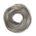 Solida Hair Scrunchie Messy Bun Grey