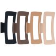 Framar King Klaws Large Rectangle Claw Clips Neutral 4pcs.