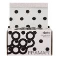 Framar Black & White Polka Dots Pop Up Folie 500 Sheets