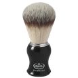 Omega Scheerkwast Hi-Brush Synthetisch Haar Met Dassenhaareffect Zwart Handvat 11cm