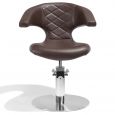 Sibel Kappersstoel Sensualis Bruin met Ronde Voet