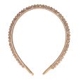 Bandeau Solida rose avec strass