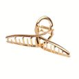 Solida Claw Clip Gold Metal Swirl 11cm
